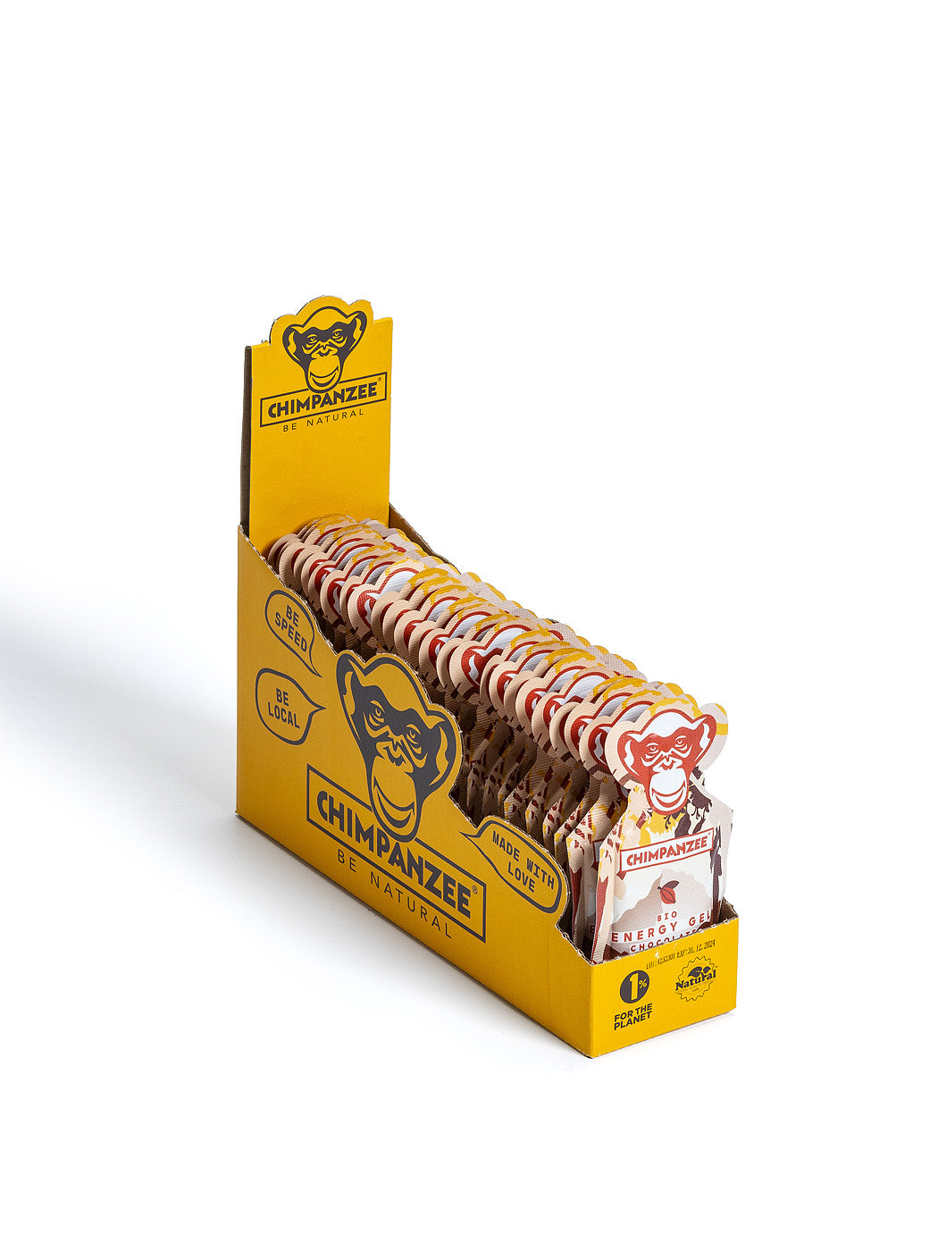 Chimpanzee NATURAL BIO ENERGY GELS - Chocolate (Vegan & Gluten Free)