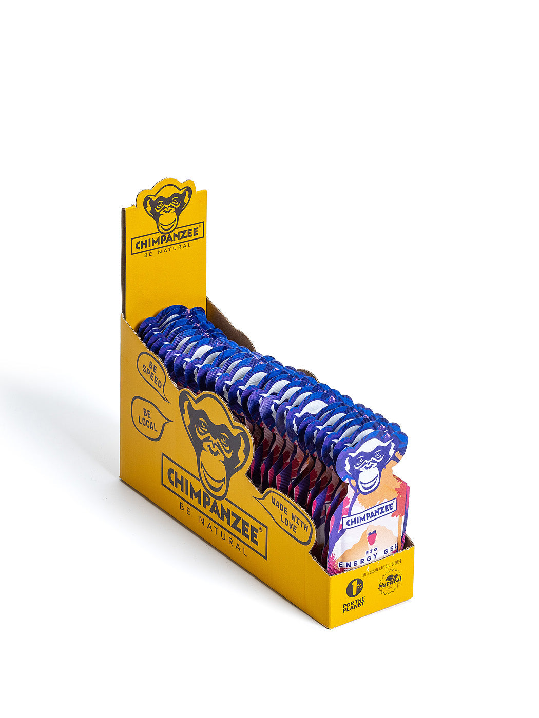 Chimpanzee NATURAL BIO ENERGY GELS - Forest Fruit (Vegan & Gluten Free)