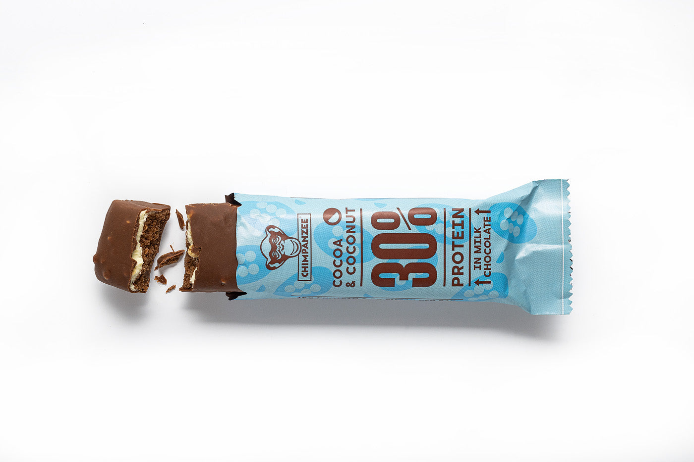 Chimpanzee 30% PROTEIN BAR - Cocoa & Coconut (Vegetarian & Gluten Free)