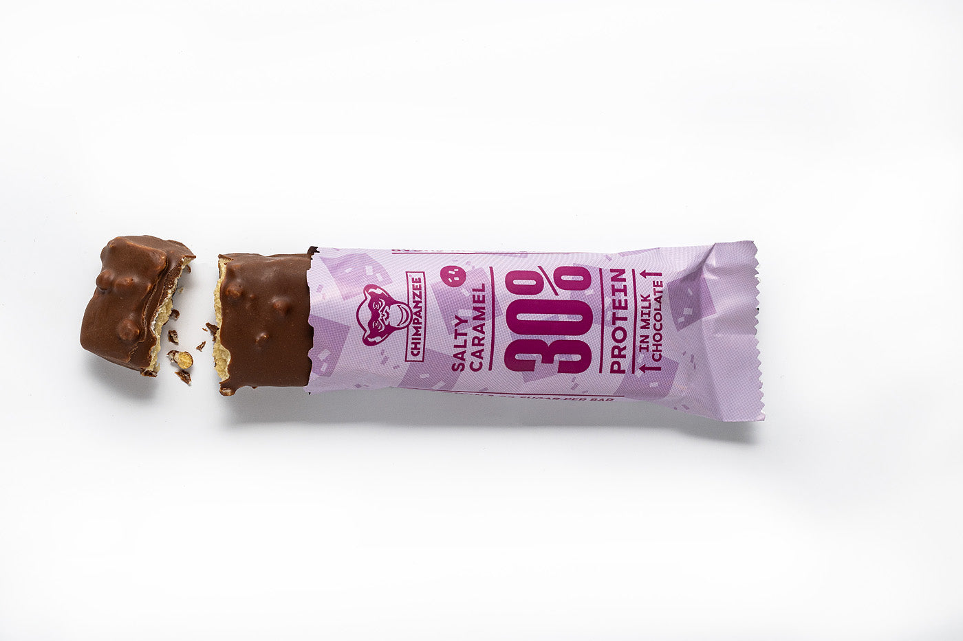 Chimpanzee 30% PROTEIN BAR - Salty Caramel (Vegetarian & Gluten Free)
