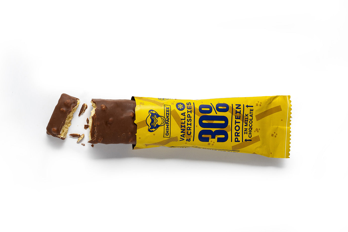 Chimpanzee 30% PROTEIN BAR - Vanilla & Crispies (Vegetarian & Gluten Free)