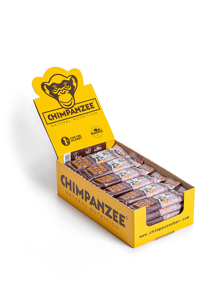 Chimpanzee 30% BIO PROTEIN BAR - Chocolate (Vegan & Gluten Free)