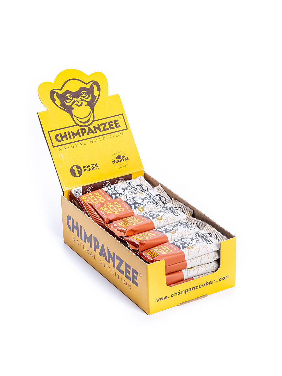 Chimpanzee 30% BIO PROTEIN BAR - Peanut Butter (Vegan & Gluten Free)